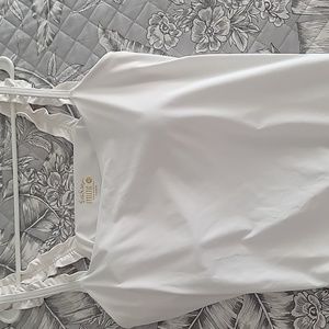 Lily pulitzer white tank luxletic xl
